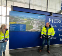 Übersicht über den Airport, vorgetragen von 2 Mitarbeiter